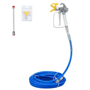 Kit Tubo Flessibile per Verniciatura Airless ad Alta Pressione da 15 Metri con Asta di Prolunga da 20 cm e Ugelli 517 - Product Image 2