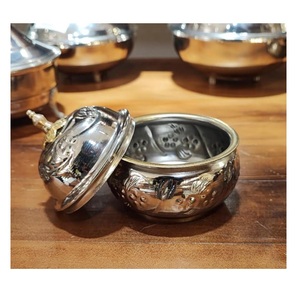 Stainless Steel Handmade Modern Luxury Date Serving Bowl-Eco-Friendly At Wholesale Price - Product Image 1