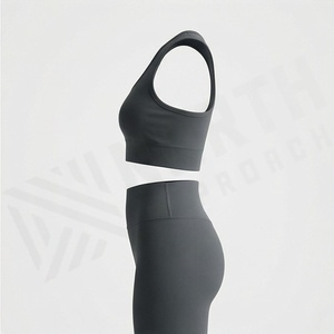 Quick Dry Comfortable Mens Yoga Set Gym Workout Fitness Activewear Exercise Sports <b>Apparel</b> Garments Gear Items Attire - Product Image 3