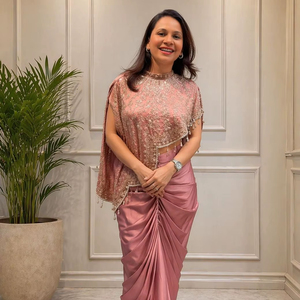 Lehenga Choli de Seda Crepe Premium Estilo Boutique Indio, Traje Tradicional para Fiestas y Bodas, Ropa Festiva para Mujer con Bordado y Lentejuelas - Product Image 1