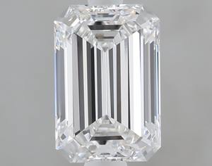 Diamant de laboratoire CVD de 1,00 ct E VVS2 de couleur émeraude pour la fabrication de bijoux - Product Image 1