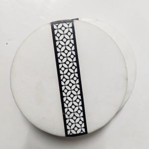 Sous-verre en corne fait main gravé résistant à la chaleur, absorbant le léopard et élégant pour toute décoration et accessoires de décoration intérieure - Product Image 3