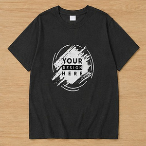 Camisetas de Hombre 100% Algodón con Logotipo Personalizado en la Parte Delantera, Impresión Serigráfica, Manga Corta, Cuello Redondo, Transpirables - Product Image 1