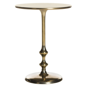 Table d'appoint élégante avec cadre en aluminium et plateau en verre, meuble décoratif élégant pour les intérieurs - Product Image 5