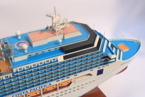 Modelo de Velero de Madera Hecho a Mano Costa Pacifica, Decoración Artística Coleccionable, Adorno de Mesa Personalizado con Temática Oceánica - Product Image 5
