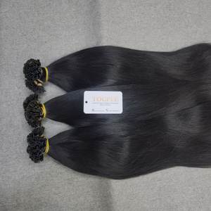 Extensions à Pointe Plate pour Bébé, 100% Cheveux Humains, Couleur Naturelle Droite Naturelle, Standard d'Exportation - Product Image 2