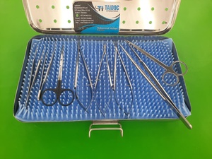 Kit d'instruments chirurgicaux manuels en acier inoxydable de qualité supérieure, approuvé CE ISO13485, Classe I Taidoc TID 78666 - Product Image 3