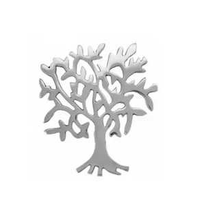 Sous-plat vintage en métal argenté motif grappe de raisins, résistant à la chaleur, support pour plats chauds - Product Image 4