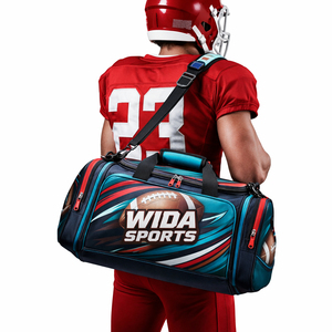 Bolsa Deportiva Impermeable Personalizada Wida Sports 600D, Bolsa de Gimnasio para Equipo de Fútbol Americano, Gran Capacidad - Product Image 5