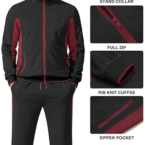Survêtements d'hiver imprimés pour hommes, grandes tailles, en coton, extensibles dans les quatre sens, écologiques, décontractés, pour le fitness, par Dress Sports - Product Image 5