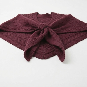 Wholesale Custom Luxury Thick <b>Poncho</b> Shawl Knitted Pashmina Blanket Winter Plain Scarves Ladies 100 Cashmere Wool Scarfs <b>Women</b> - Product Image 6