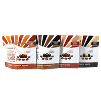 Sachet refermable personnalisé en Mylar brillant, facile à déchirer, de qualité alimentaire, laminé, pour le stockage de café en poudre et d'aliments