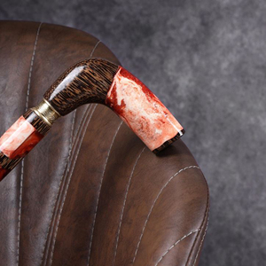 Bastón de Madera Hecho a Mano de Calidad de Exportación con Diseño de Mango de Latón y Tallado de Cabeza de Animal - Product Image 4