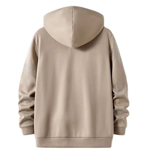 Haute qualité 100% coton surdimensionné strass sweats à capuche fermeture éclair sweats à capuche pour hommes respirant nouveaux hommes élégants sweats à capuche avec OEM - Product Image 6