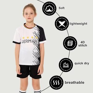 Camiseta de Fútbol para Niños y Niñas, Camisetas de Entrenamiento Juvenil, Camisetas Deportivas para Fanáticos, Camiseta de Fútbol para Niños - Product Image 6