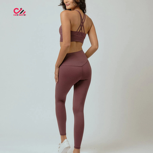 Cheap Price Women <b>Yoga</b> <b>Sets</b> Custom New Sportswear Women's <b>Yoga</b> <b>Set</b> Gym High Stretch Workout <b>Yoga</b> Leggings <b>Sets</b> - Product Image 5