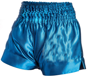 Shorts de boxe unisexes personnalisés en usine, finition satinée, sublimation, taille élastique, séchage rapide, vente en gros, OEM, usine OEM - Product Image 1
