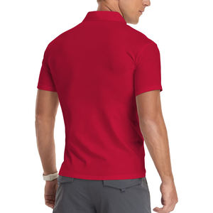T-shirt d'été personnalisé pour homme, le plus vendu, à col zippé, manches courtes, motif uni, respirant, en tissu 100 % polyester de haute qualité - Product Image 2