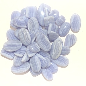 Natural Blue Lace Agate <b>Quartz</b> Gemstone High Quality 10mm 8mm 3mm Loose Gemstones with IGI Certificate - Product Image 2