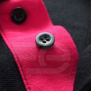 Polo pour homme en coton mélangé, manches courtes, style décontracté, confortable, uni, vente en gros d'usine, polo décontracté pour homme - Product Image 3