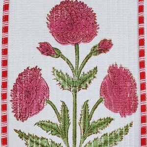Sac fourre-tout matelassé en coton 300 GSM, imprimé floral rose, sac à bandoulière, sac de shopping, fabricant - Product Image 2
