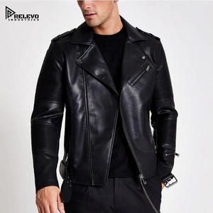 Chaqueta Acolchada de Cuero Genuino para Hombre, Estilo Urbano, Ecológica, Venta al por Mayor en EE. UU., Proveedor Directo de Fábrica OEM - Product Image 1