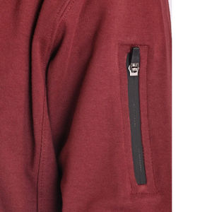 Mens Maroon Tracksuit Set Full <b>Zip</b> <b>Hooded</b> Sweatshirt Jogger Pants Casual Sportswear Athletic Hoodie and Sweatpants Matching Set - Product Image 4