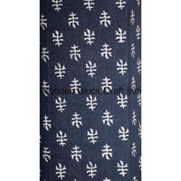 Poubelle en carton artisanale imprimée à la main avec motif floral, en tissu 100% coton (220g), pour la décoration de bureau et de table