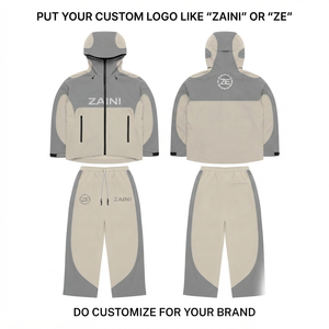 ZAINI 300g Veste coupe-vent d'hiver pour homme en polyester/nylon de qualité supérieure, motif uni, respirante, logo brodé sur le devant, personnalisation OEM/ODM - Product Image 1