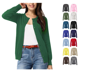 Nuevo Cárdigan de Punto Grueso para Mujer, Estilo Vintage, Manga Larga, Botones Grandes, Informal, Tejido a Máquina - Product Image 4