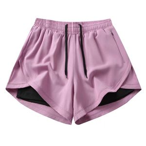 China BD Factory <b>Price</b> OEM Customized Women's 2 1 Workout <b>Running</b> Shorts Drawstring Waist Loose Quick Dry Breathable Polyester - Product Image 2