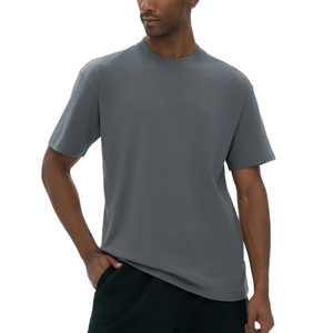 Camiseta Básica de Cuello Redondo para Hombre, Personalizada, Tejida en Poliéster/Algodón, de Color Sólido, Secado Rápido, Transpirable y Ecológica, para Niños, Escuela, Campus - Product Image 2