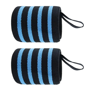 Muñequeras Deportivas Ligeras de Poliéster y Nailon Transpirables para Entrenamiento de Levantamiento de Pesas, Hechas en Pakistán - Product Image 2