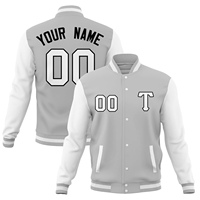 Veste universitaire pour homme de haute qualité, personnalisable, coupe-vent, en toile avec manches en coton, pour l'hiver, directement du fabricant