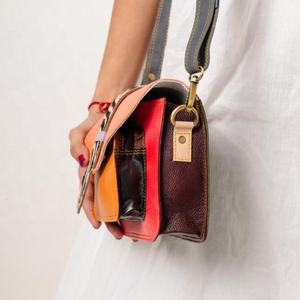 Women's Fashionable Genuine Leather Crossbody Stadium <b>Bag</b> Intricate Design <b>Clear</b> Zip Single Strap Vintage Portable Letter <b>for</b> - Product Image 2