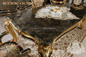 Meubles de salle à manger de la reine des étoiles, sculpté à la main royale, accessoire de luxe, classique, sculpté, pour ensemble de salle à manger - Product Image 6