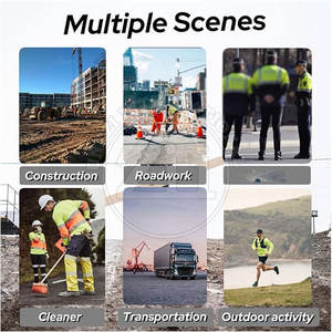 Vêtement de sécurité réfléchissant haute visibilité de qualité supérieure, classe 1 ANSI, imperméable, avec logo LED personnalisé, service OEM - Product Image 6