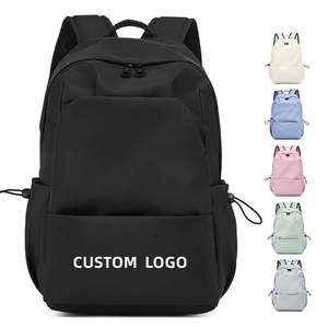 Bagnex - Mochila Escolar Impermeable con Logotipo Personalizado, Mochila de Nailon de Gran Capacidad para Viajes y Estudiantes de Secundaria - Product Image 1