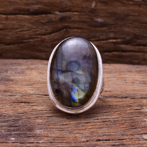 Natural Blue Fire <b>Labradorite</b> <b>Ring</b> 925 Sterling Silver Handmade <b>Labradorite</b> Gemstone Women Jewelry Wedding <b>Ring</b> Gift For Her - Product Image 2