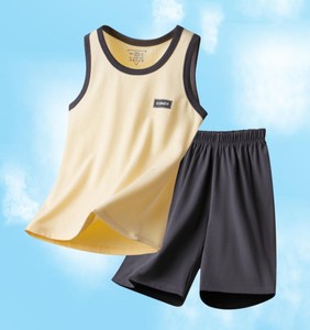 Débardeur personnalisé pour le fitness, la gym et les loisirs, en coton tricoté, sans manches, col rond, anti-boulochage, séchage rapide - Product Image 4