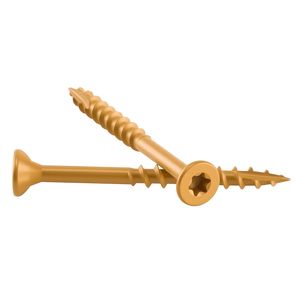 350 piezas # 8 tornillos para madera de 2 pulgadas con revestimiento antirust, Torx/T25, resistentes a la oxidación, para terrazas exteriores, 350 unidades # 8 tornillos de 2 pulgadas - Product Image 5