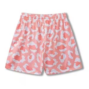 กางเกงขาสั้นเบสบอลตาข่ายระบายอากาศสำหรับผู้ชาย 5 นิ้ว สวมใส่สบาย เหมาะสำหรับออกกำลังกาย แห้งเร็ว กันน้ำ เป็นมิตรกับสิ่งแวดล้อม ลายเรียบ - Product Image 5