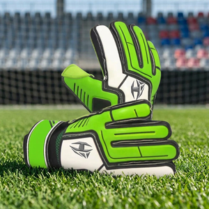 Premium Custom Print Goalkeeper Gloves Protective Professional Wholesale Latex hand Protection Sports wear Goalkeeper Gloves - Product Image 3