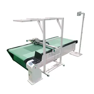 Large size cnc oscillating knife leather cutting machine leather ladies bag cutting machine leather bags cutting machine With CE