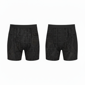 2026 New Premium Quality Flatlock Seam <b>Boxer</b> Brief Kickboxing Compression Shorts Customized Material 220 GSM Performance Shorts - Product Image 2