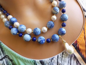 Collier en résine époxy fait main, pendentif en résine transparente, collier en résine inspiré de la nature - Product Image 3