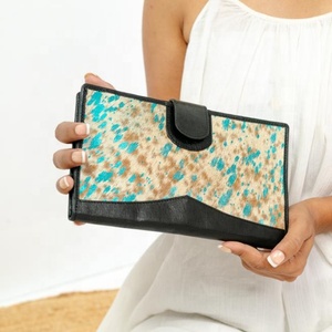 Portefeuille en cuir véritable 100% pour femmes avec porte-cartes long 2025 nouvelle mode RFID bloquant l'utilisation quotidienne de luxe et ensemble antivol - Product Image 2