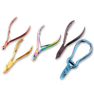 Cuticle Nipper 12.5mm Bevel Jaw Stainless Steel Professional <b>Nail</b> <b>Tool</b> for Finger Use Sharp Curved Blade Adult Style Simple - Product Image 1