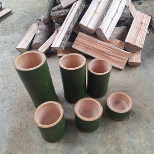 Maceta Colgante de Bambú Ecológica, Maceta Rústica de Bambú de 25–35 cm para Suculentas y Bonsáis - Product Image 5