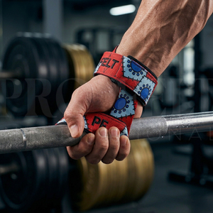 Sangles de musculation pour l'entraînement de force, avec support lourd pour poignets, rembourrage et sangles renforcées, pour la musculation en salle et le Strongman - Product Image 4